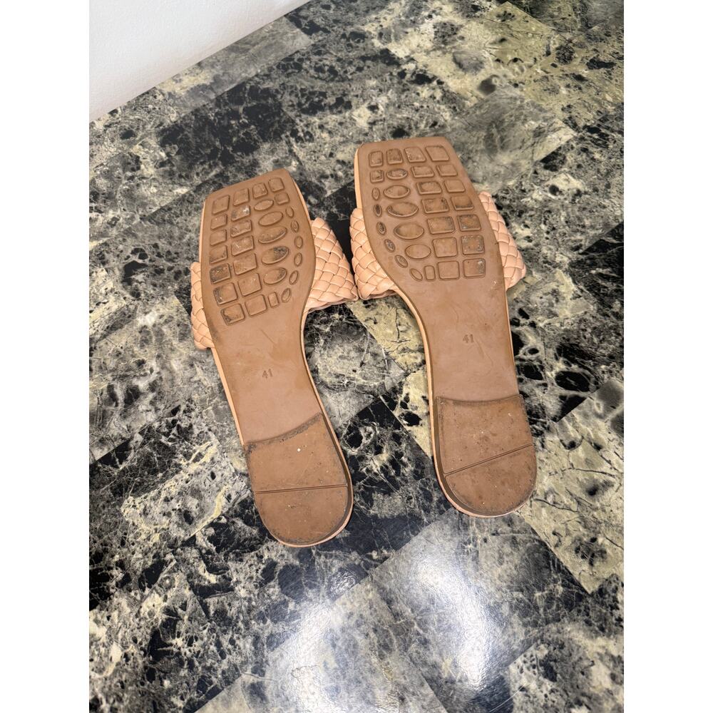 Coco Beau beige rope twist slide on sandals - Picture 5 of 5